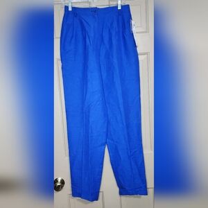 Studio Blue High Waisted Flat Front Slacks
